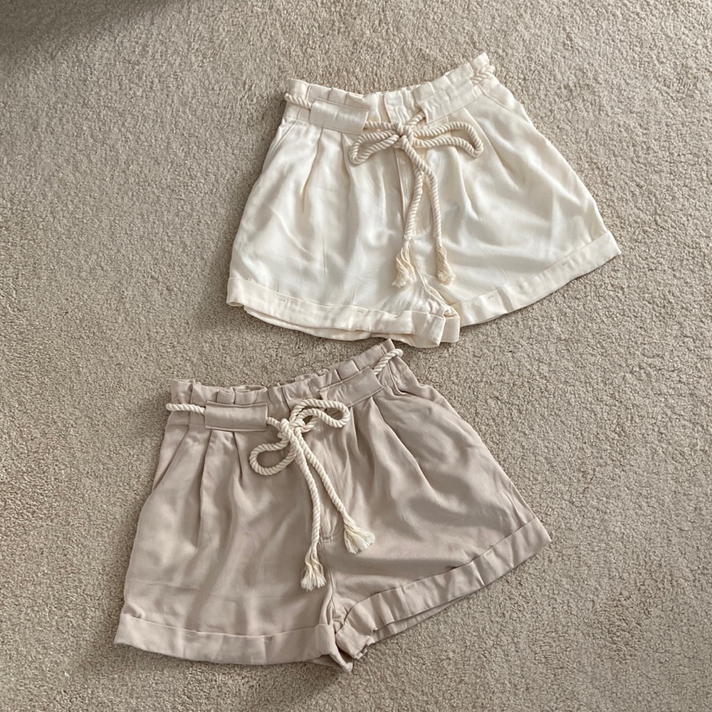 High waist coastal shorts